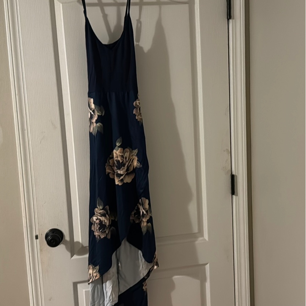 Floral Maxi Dress with Spaghetti Straps